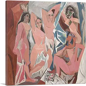 Les Demoiselles d'Avignon" by Pablo Picasso (1907)