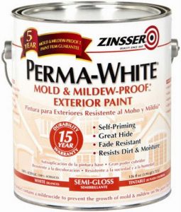 Rust-Oleum Zinsser PermaWhite Exterior Paint