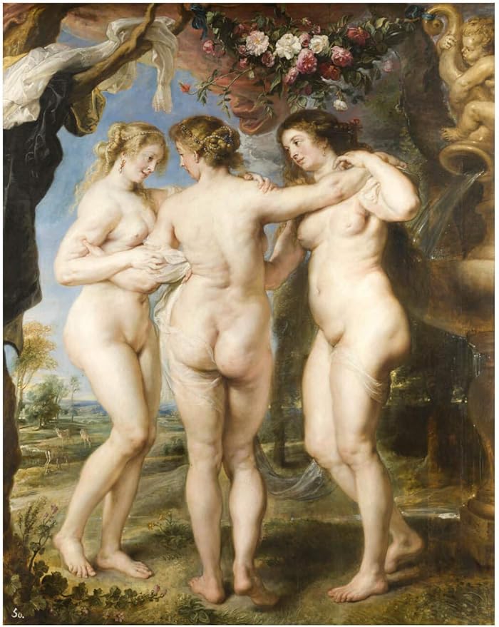 The Three Graces by Peter Paul Rubens (1635)