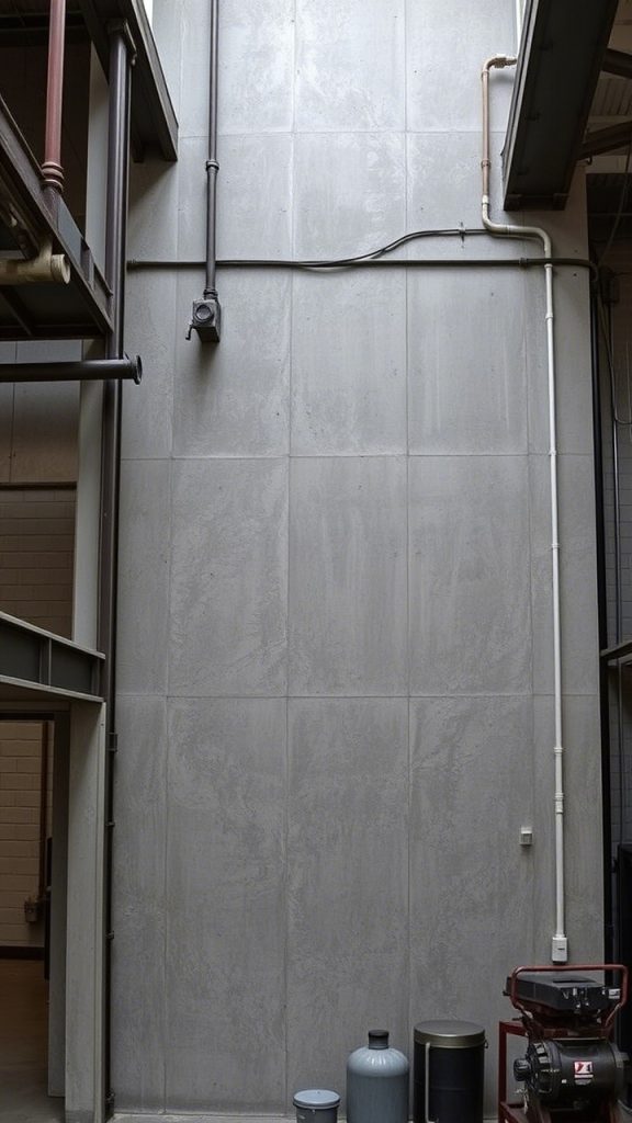 Faux Concrete Finish Technique Industrial Chic