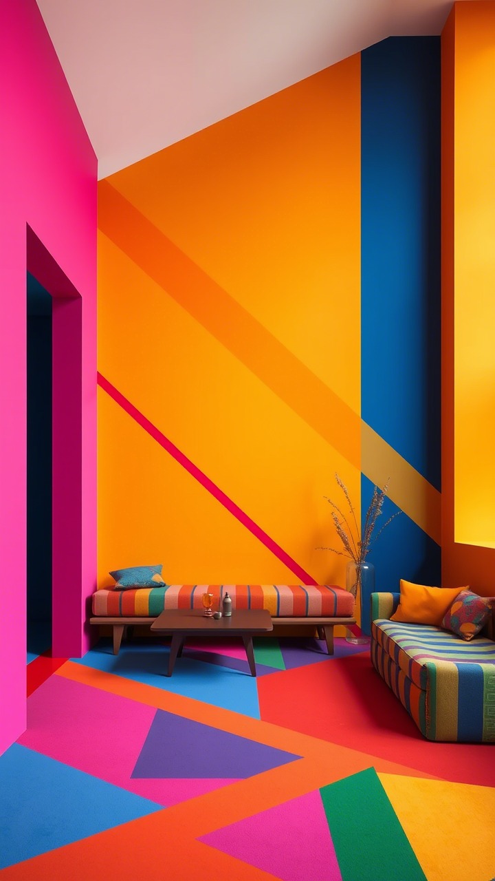 Geometric Color Blocking Bold & Dynamic