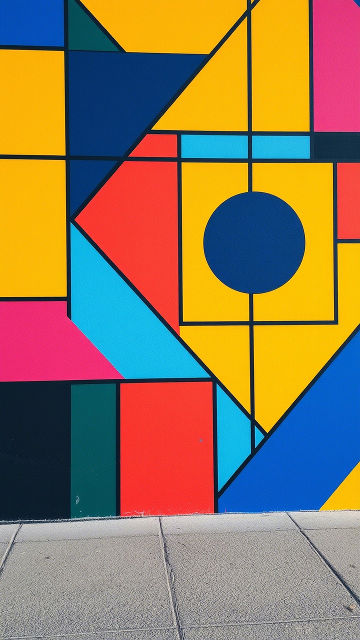 Geometric Marvels Lines, Shapes, and Bold Statements