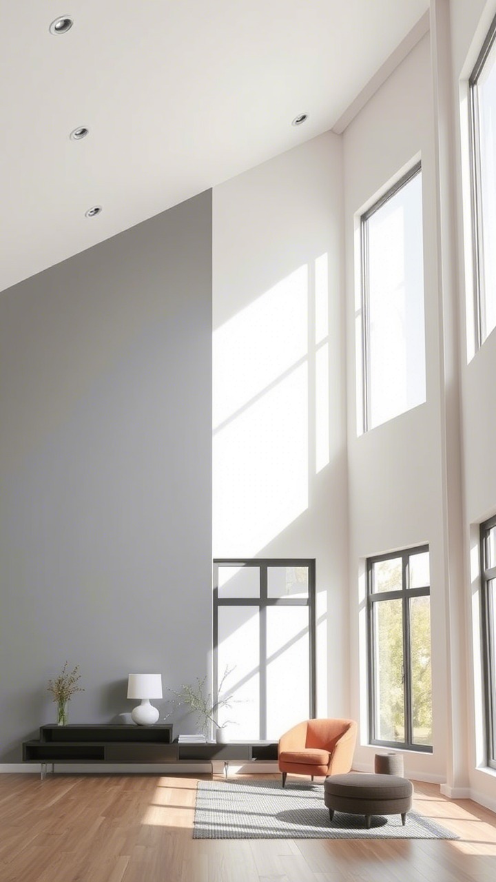 Half-Painted Walls (Two-Tone) Simple Chic & Space Defining