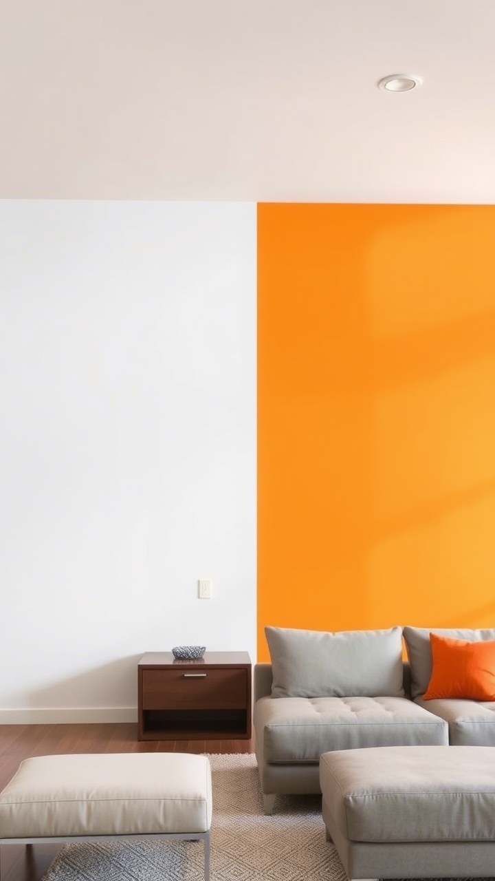Half-Painted Walls (Two-Tone) Simple Chic & Space Defining