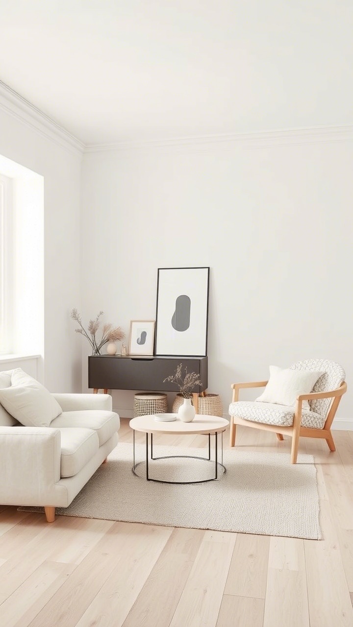 Minimalist Lines & Simple Color Washes Understated DIY Elegance