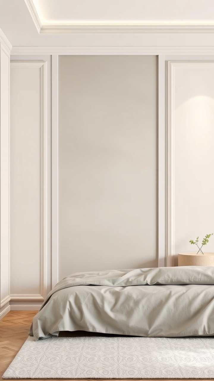 Minimalist Lines & Simple Color Washes Understated Elegance