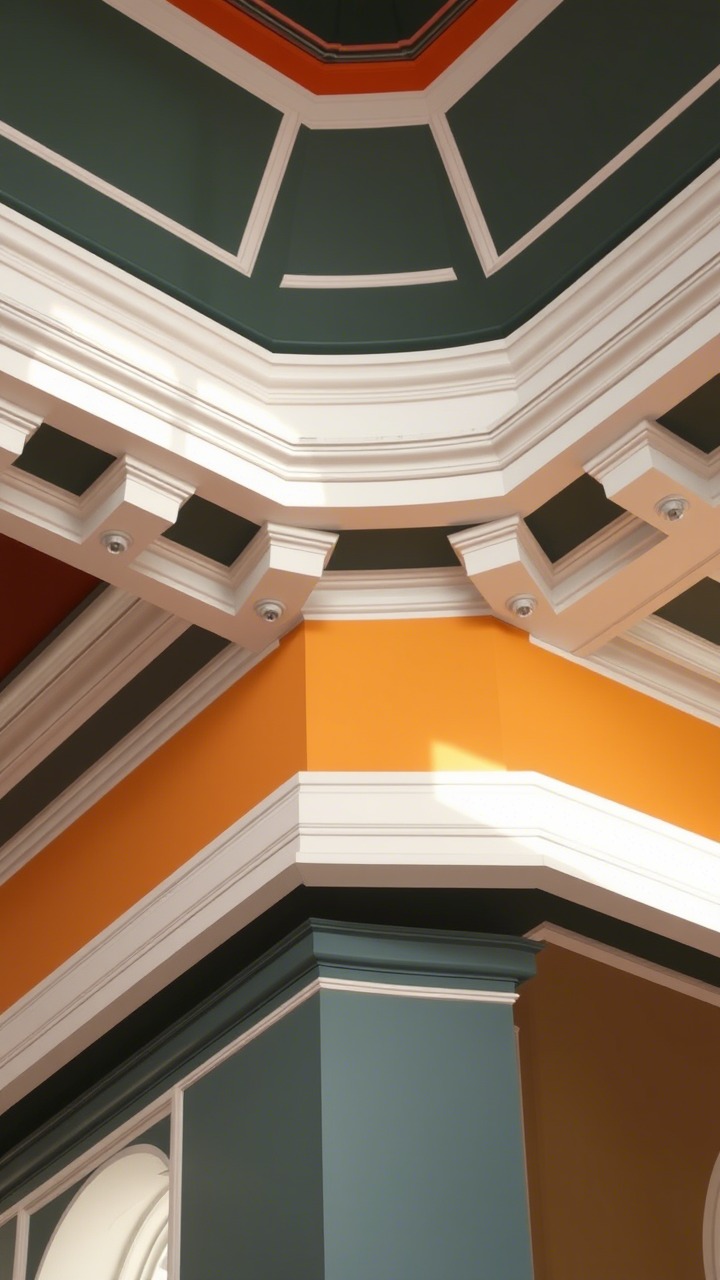 Painting Architectural Details in Contrasting Hues