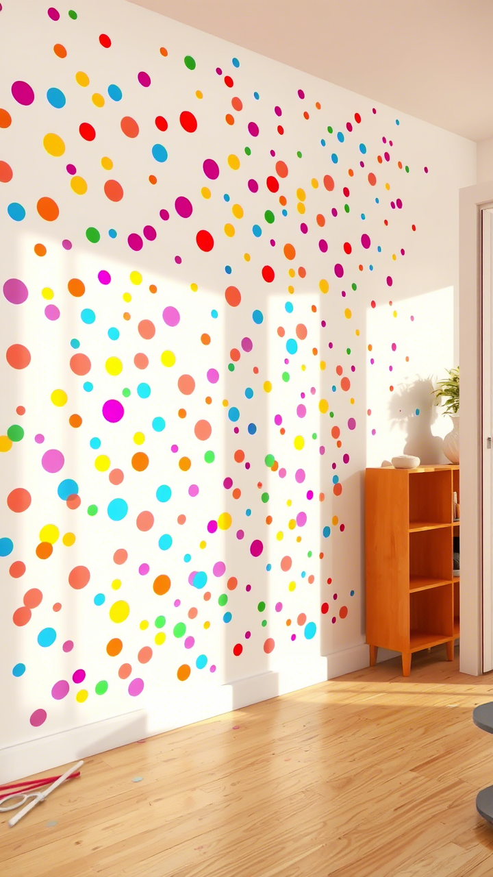 Polka Dots or Confetti Walls Playful & Whimsical