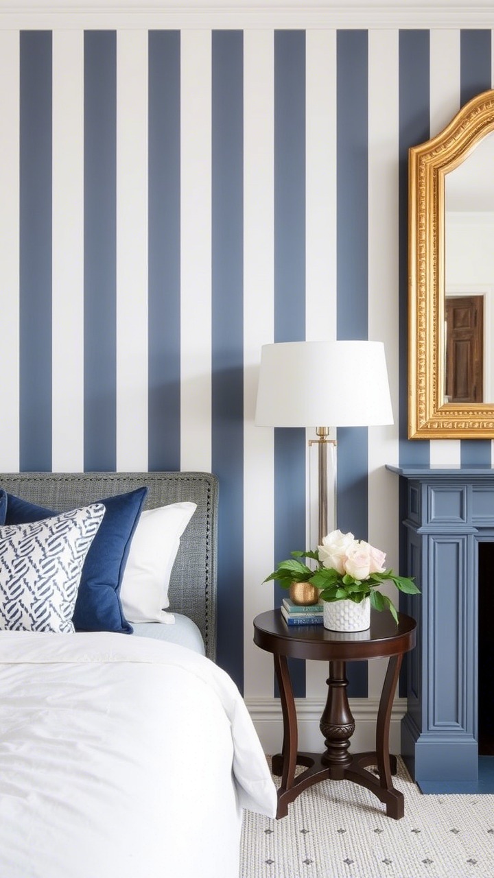 Sophisticated Striped Walls Classic with a Twist
