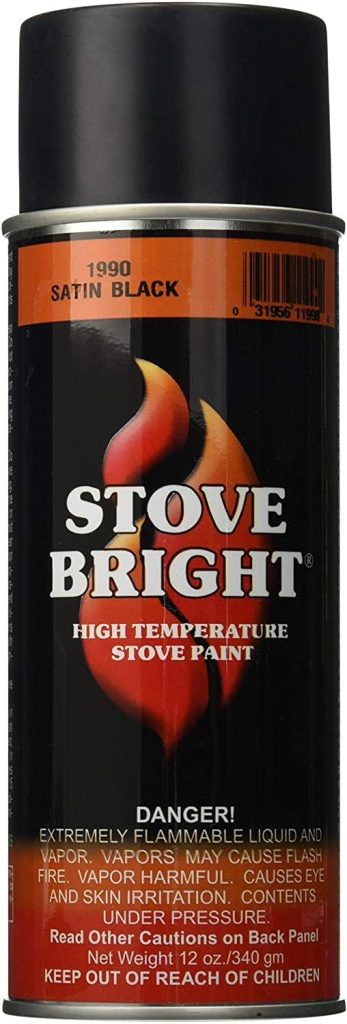 Stove Bright High Temperature Paint (Flat Black)