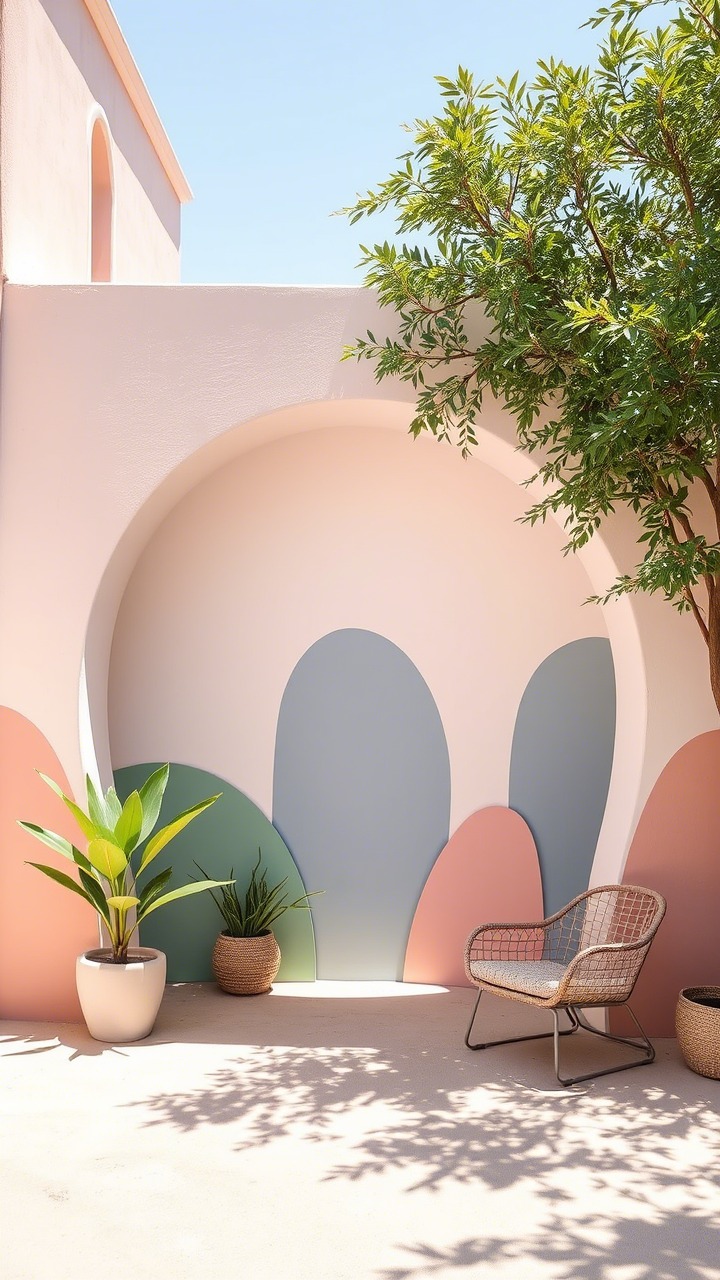 The Allure of a Painted Arch or Organic Shapes Soft & Playful