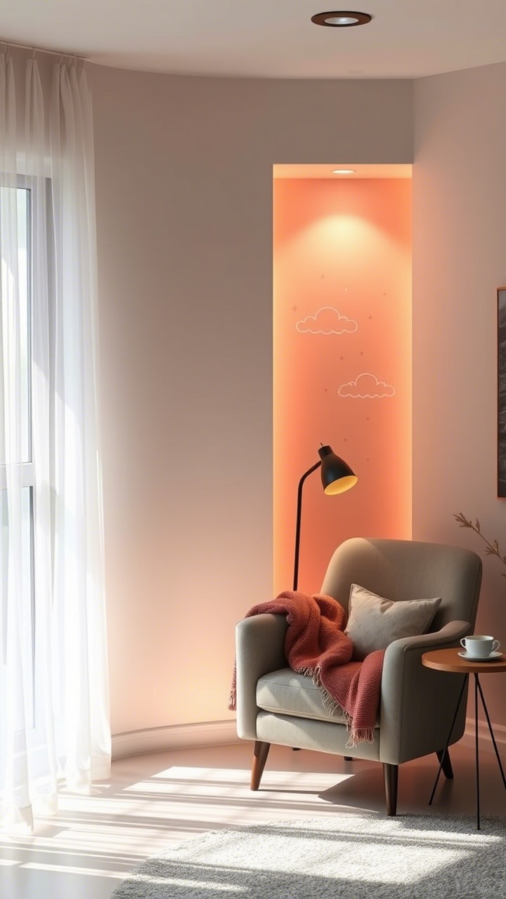 The Serene Accent Wall A Backdrop for Dreams