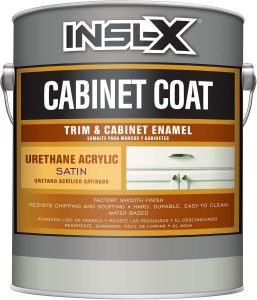 INSL-X CC550109A-01 Cabinet Coat Enamel, Satin Sheen Paint, 1 Gallon, White, 128 Fl Oz (Pack of 1)