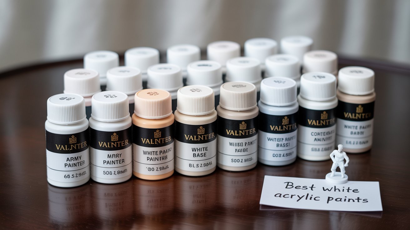 Best White Acrylic Paints for Miniatures