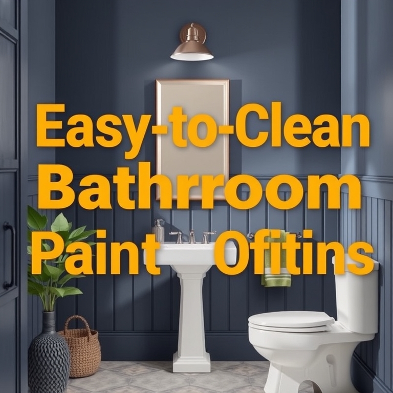 Easy-to-Clean Bathroom Paint Finish Options