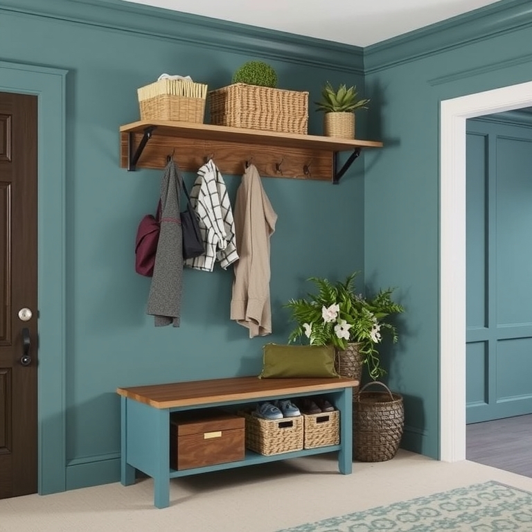 Durable Mudroom Paint Colors That Hide Dirt