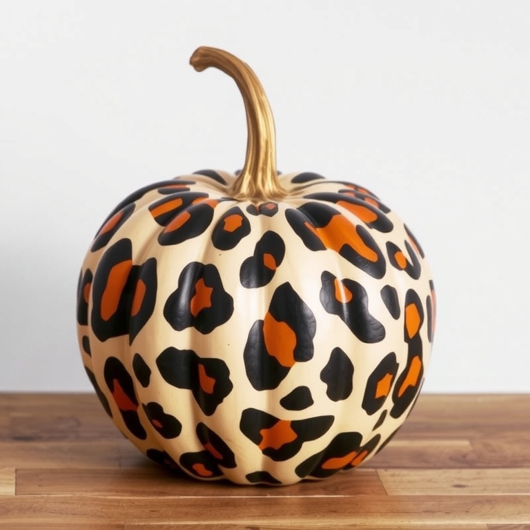 Animal Print Pumpkin
