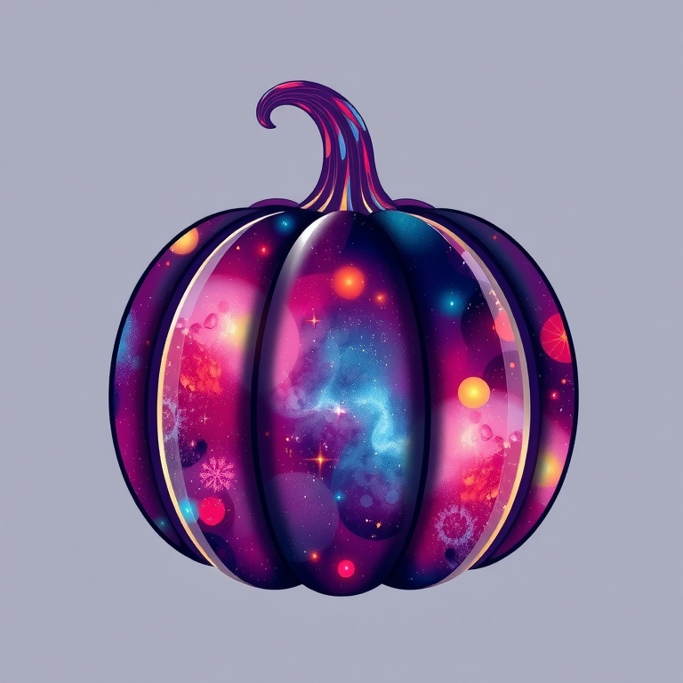 Galaxy Pumpkin