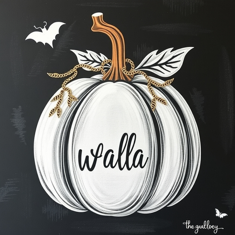 Chalkboard Pumpkin