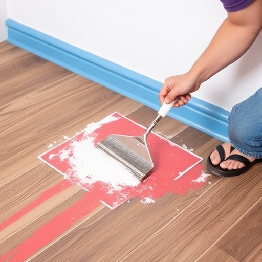 How to Remove Paint From Vinyl Flooring