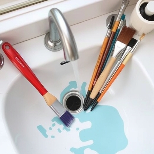 Can You Wash Paint Brushes in the Sink